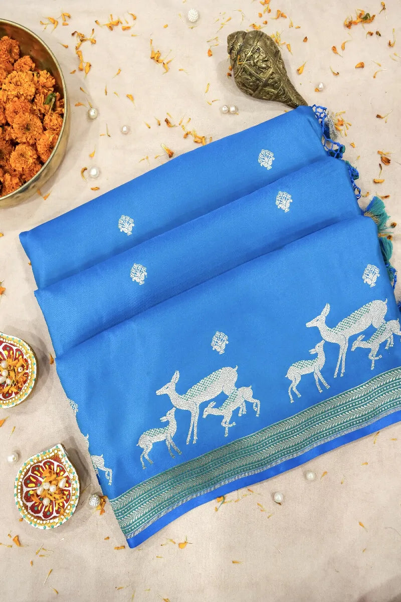 Saree store near me for premium Banarasi silk