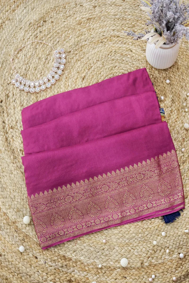 PINK COLOR DOLA SILK SAREE