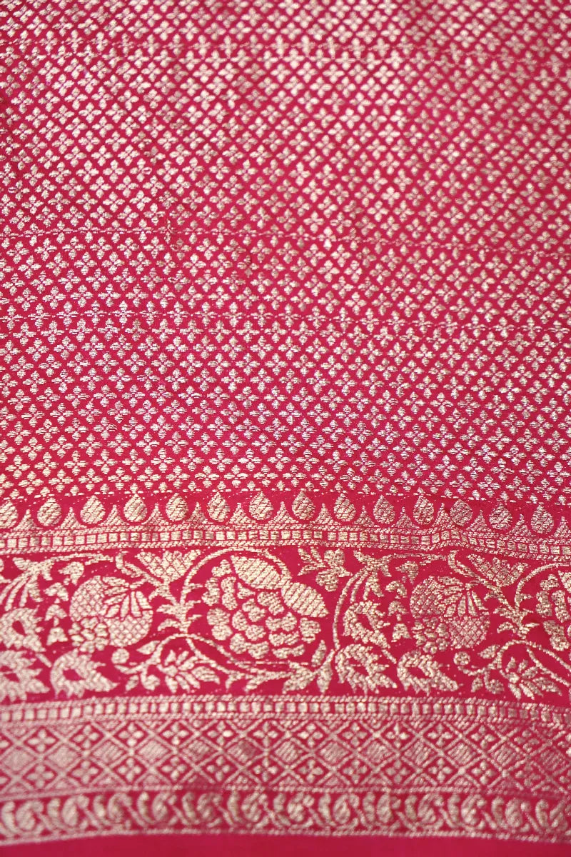PINK COLOR GAJJI SILK BANDHANI SAREE