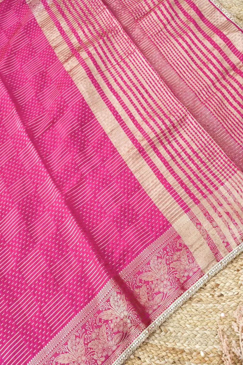 PINK COLOR DOLA SILK SAREE