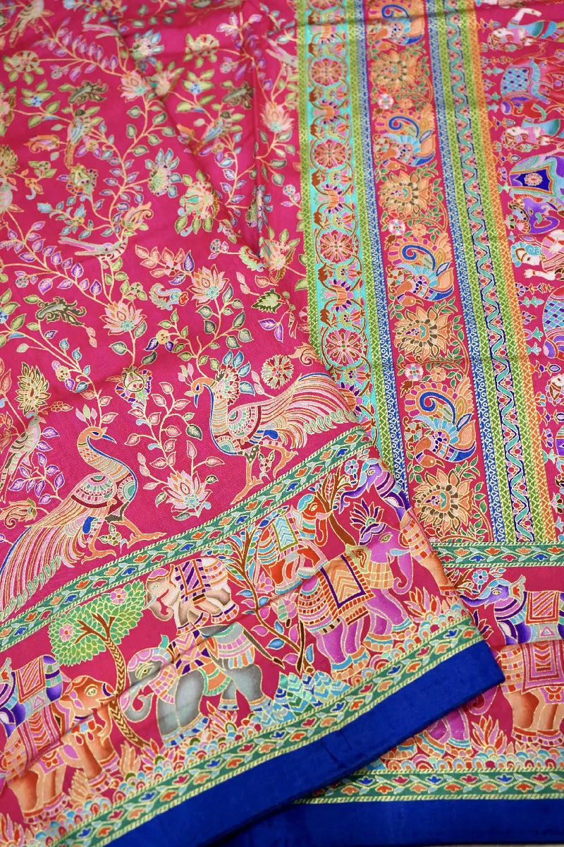 PINK COLOR PANCHMEENA SILK SAREE