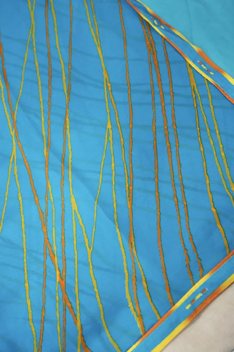 FIROZI COLOR CHIFFON SAREE