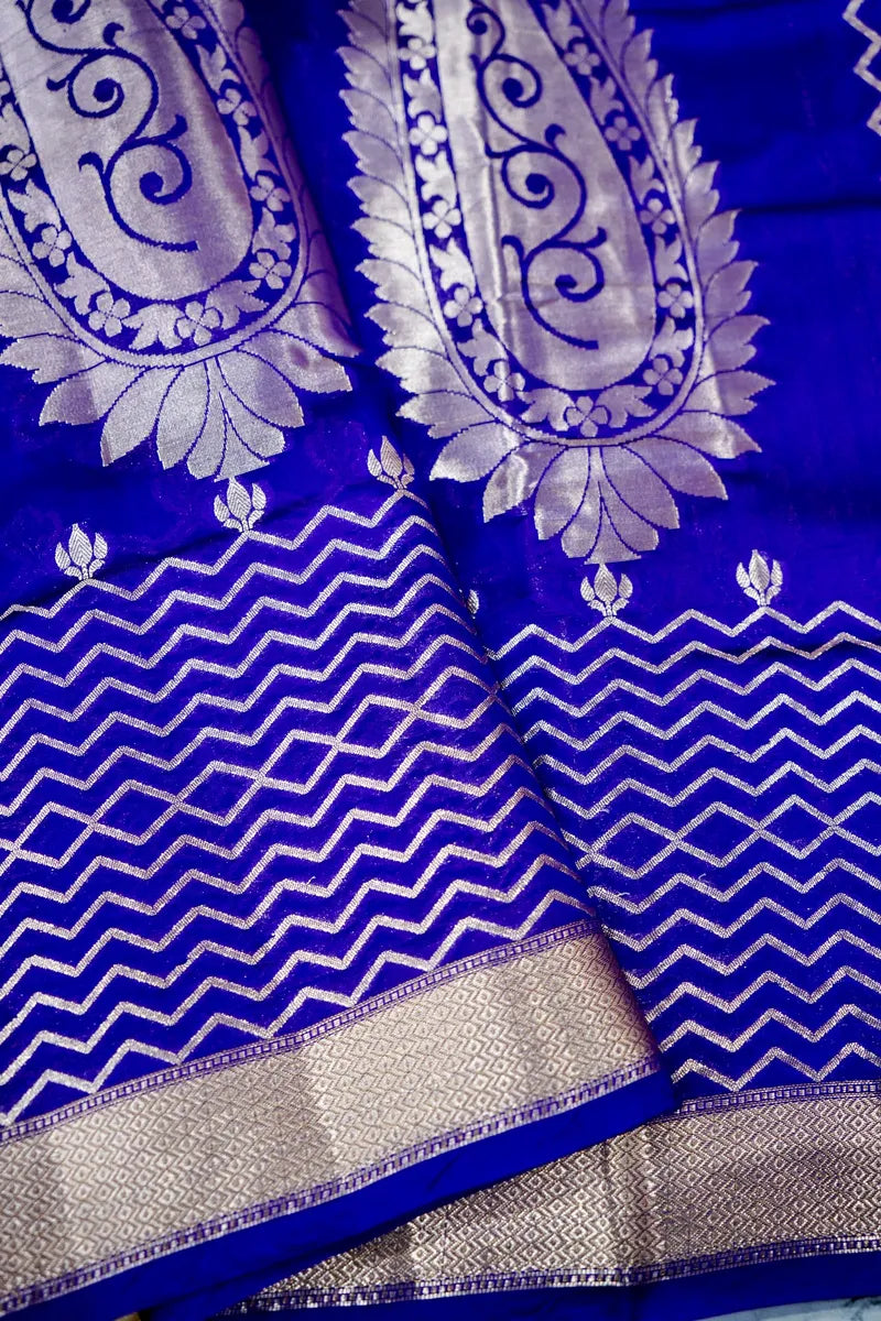 PURPLE COLOR PURE DUPIAN SILK SAREE