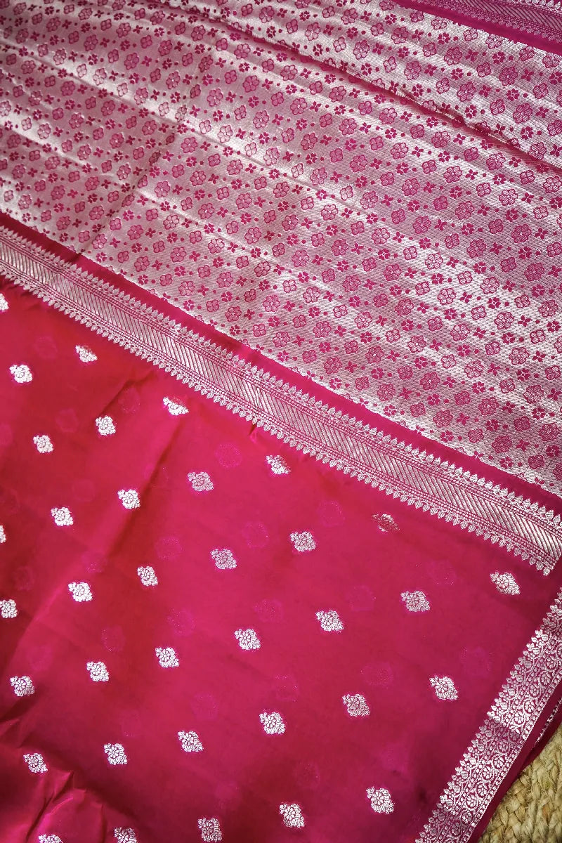 PINK COLOR PURE DUPIAN SILK SAREE