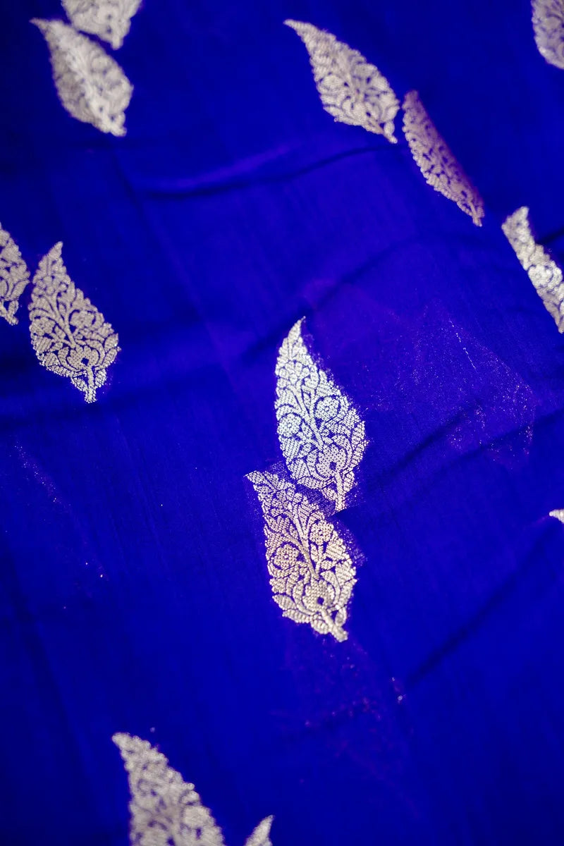 VOILET COLOR PURE CHINIYA SILK SAREE