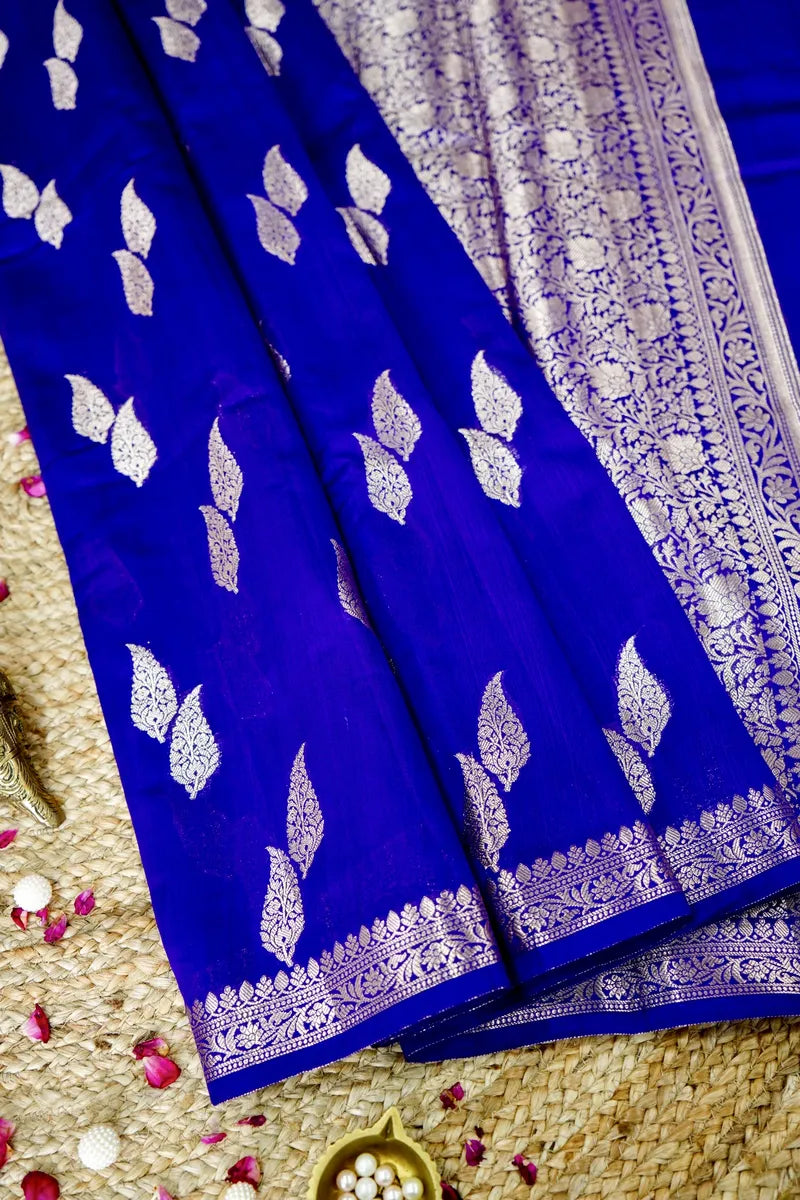VOILET COLOR PURE CHINIYA SILK SAREE