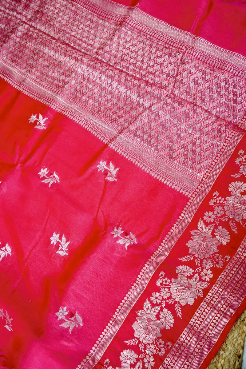 PINK COLOR PURE DUPIAN SILK SAREE