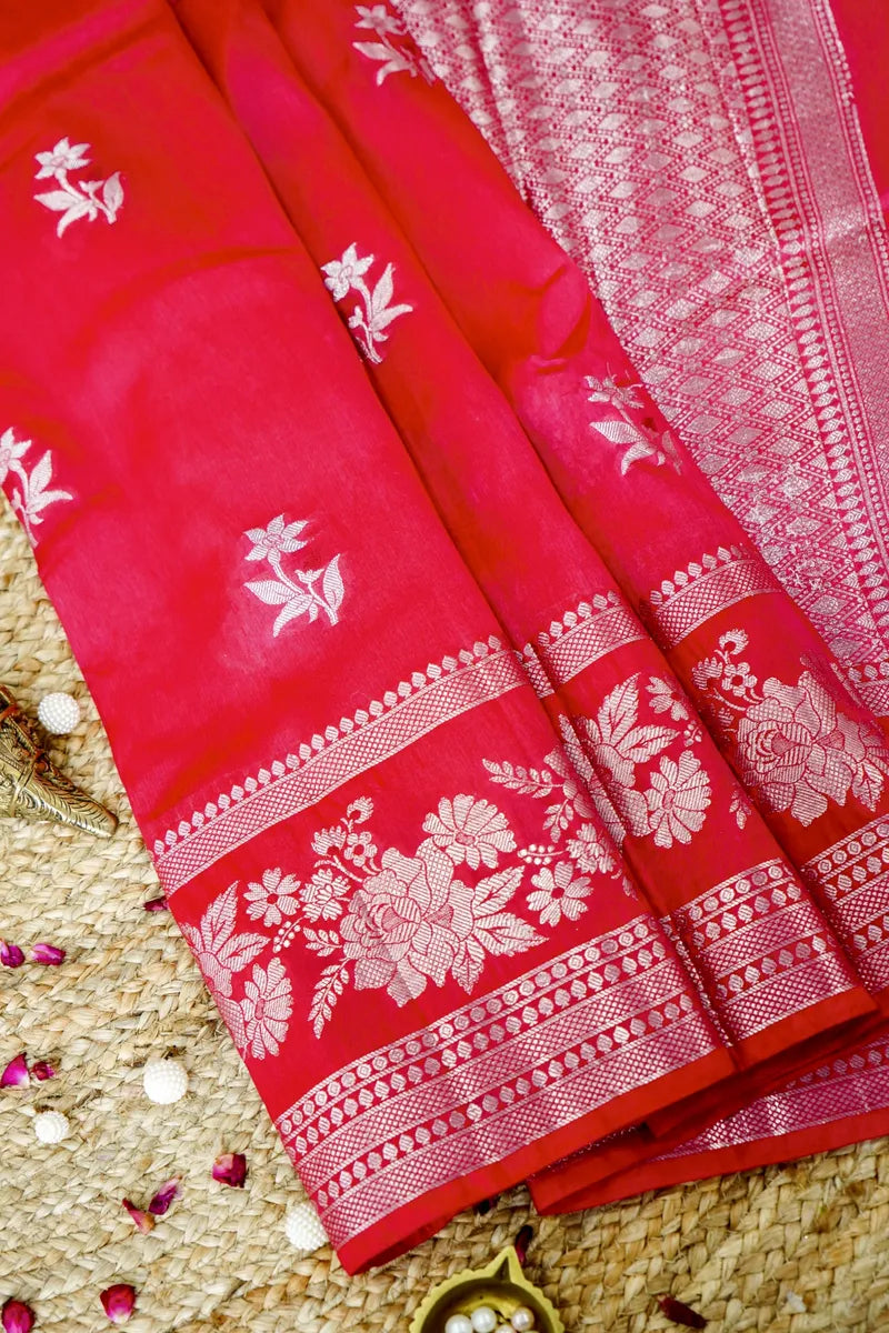 PINK COLOR PURE DUPIAN SILK SAREE