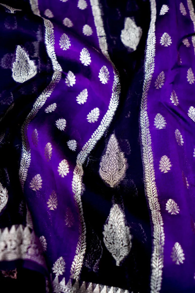 WINE COLOR PURE MANGO SILK SAREE