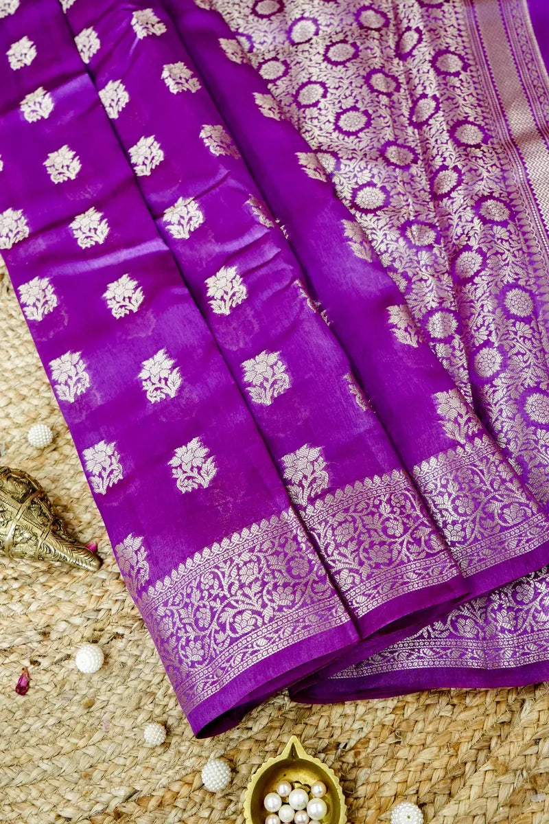 WINE COLOR PURE DUPIAN SILK SAREE