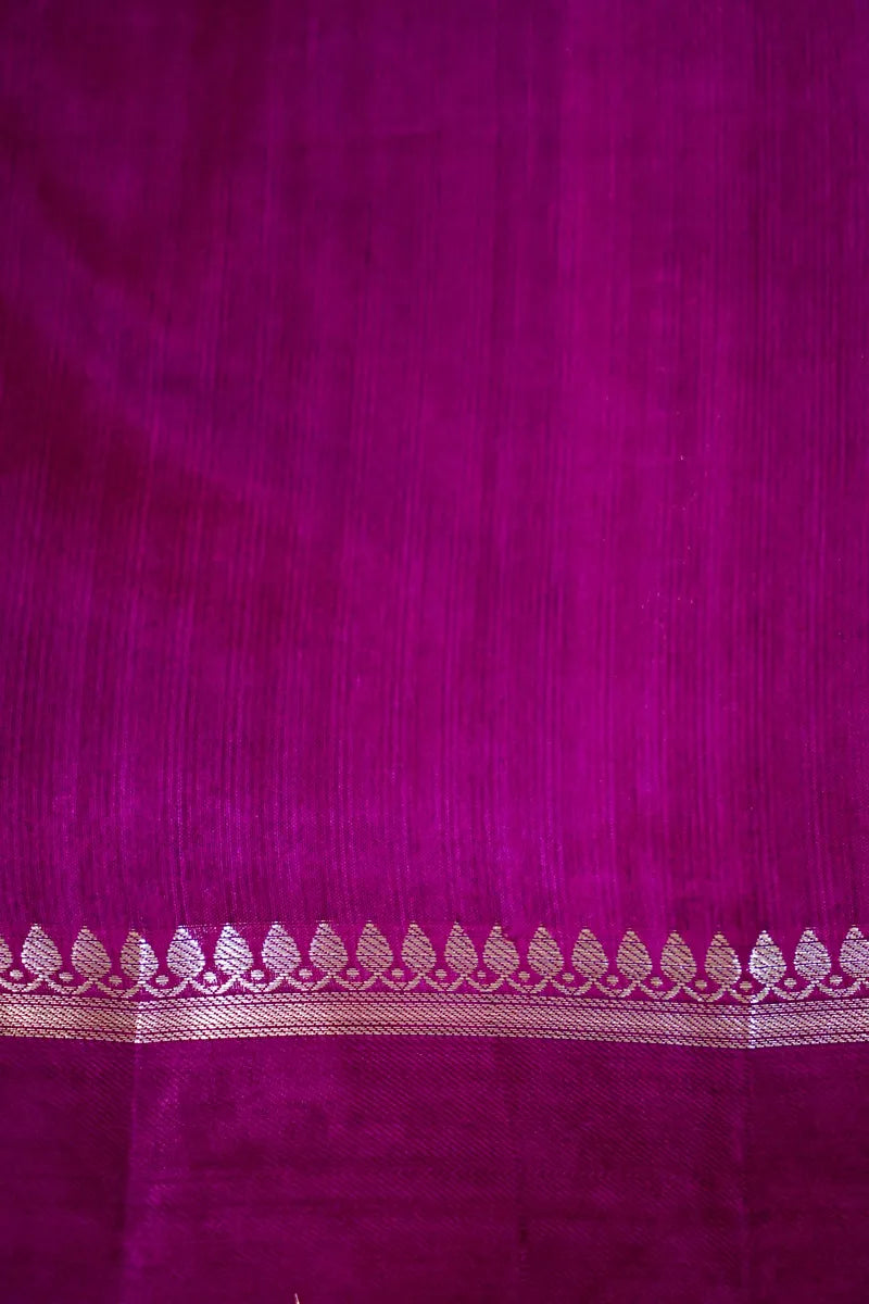 WINE COLOR PURE DUPIAN SILK SAREE