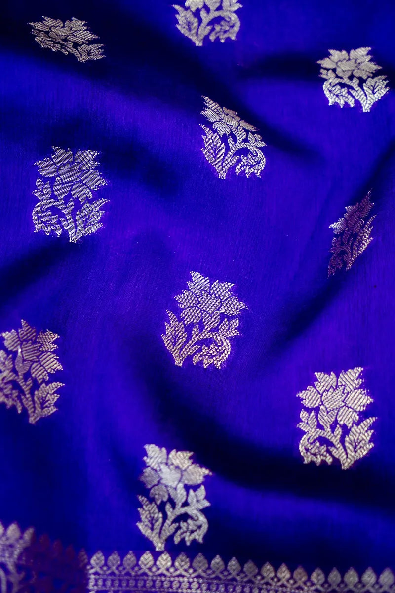 PURPLE COLOR PURE DUPIAN SILK SAREE