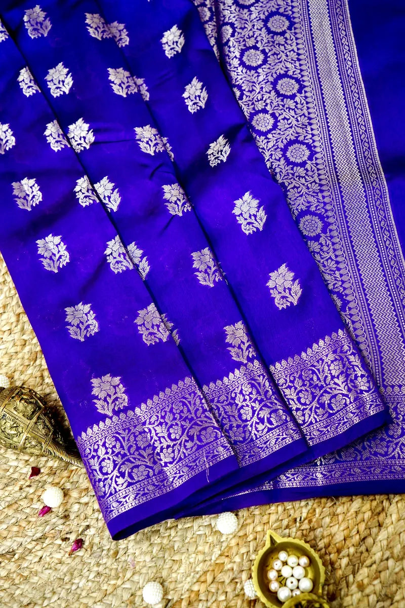 PURPLE COLOR PURE DUPIAN SILK SAREE