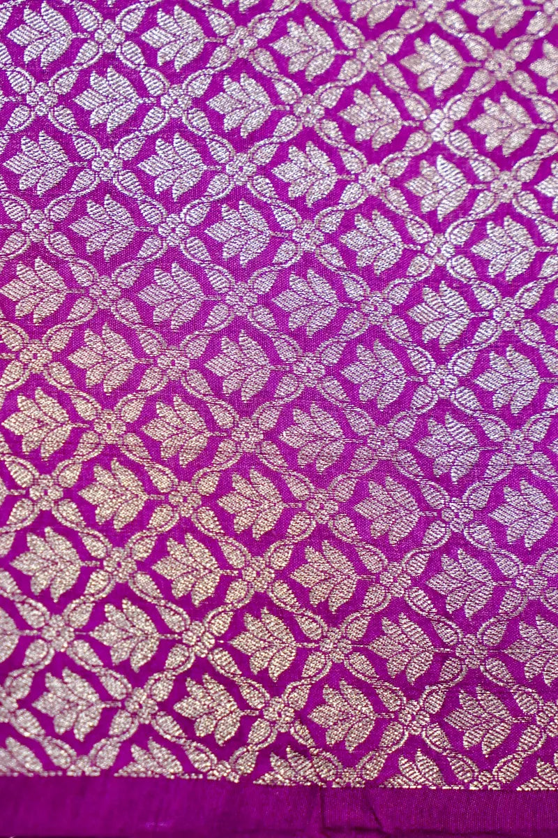 ONION PINK COLOR PURE CHINIYA SILK SAREE