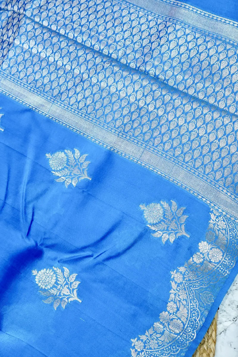 FIROZI COLOR PURE DUPIAN SILK SAREE