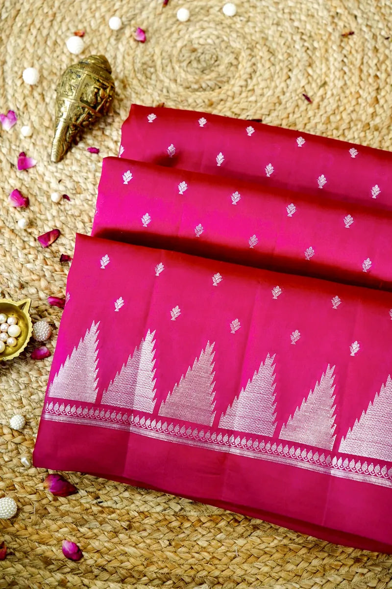 PINK COLOR PURE DUPIAN SILK SAREE