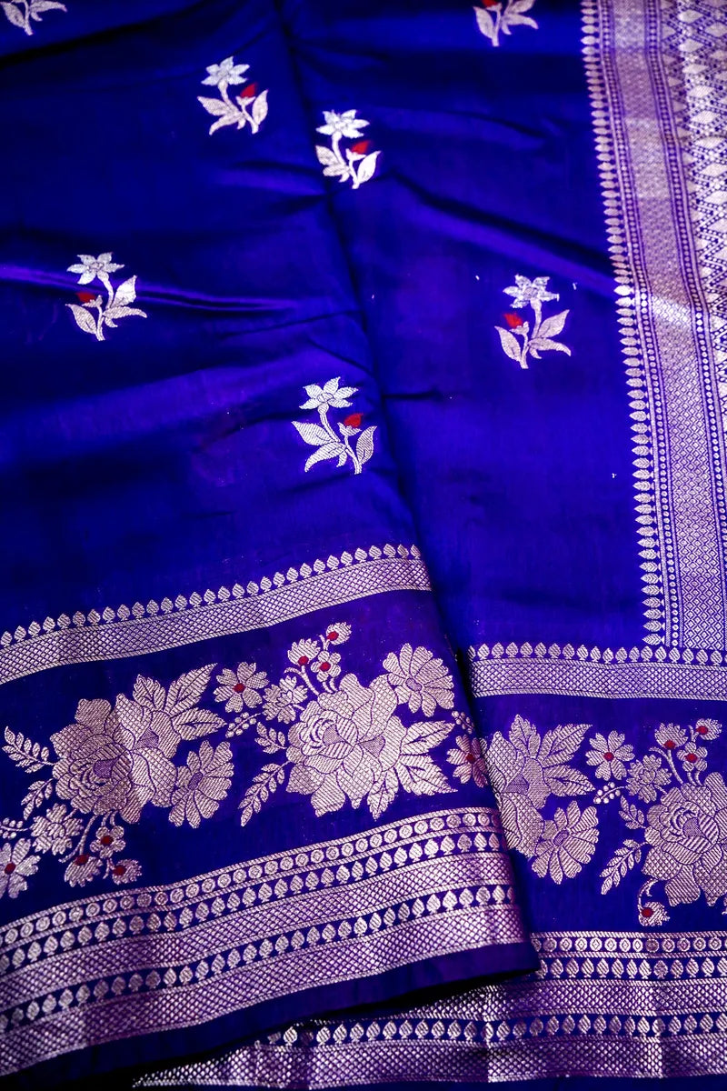 PURPLE COLOR PURE DUPIAN SILK SAREE