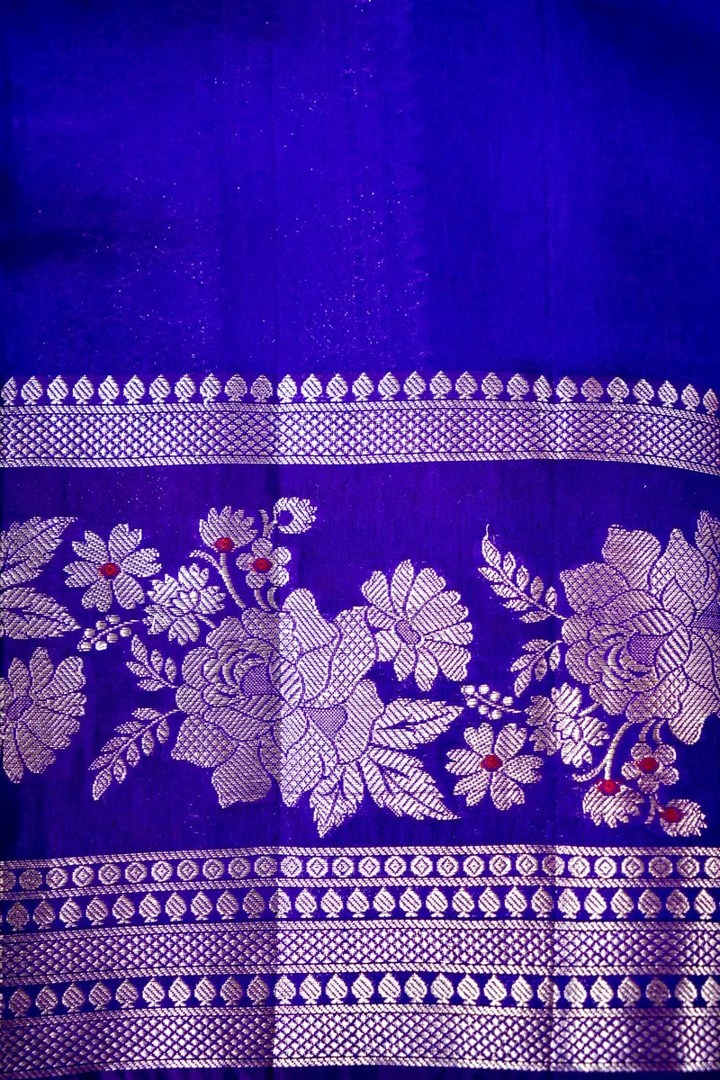 PURPLE COLOR PURE DUPIAN SILK SAREE