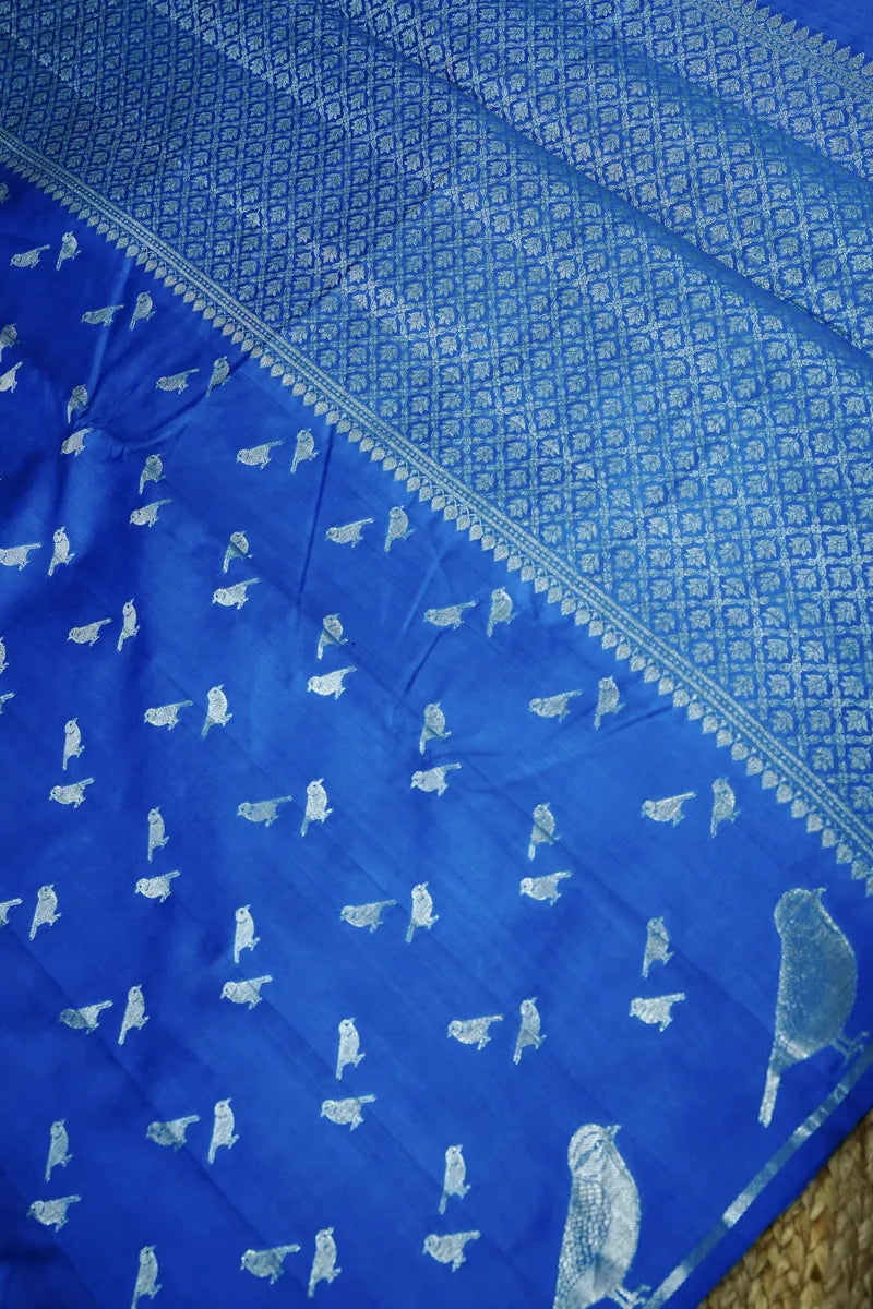 FIROZI COLOR PURE CHINIYA SILK SAREE