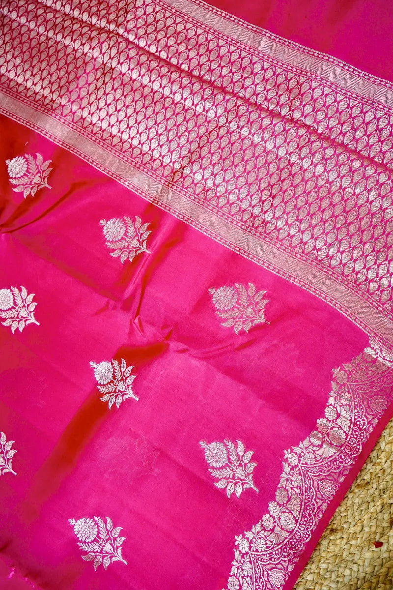 PINK COLOR PURE DUPIAN SILK SAREE