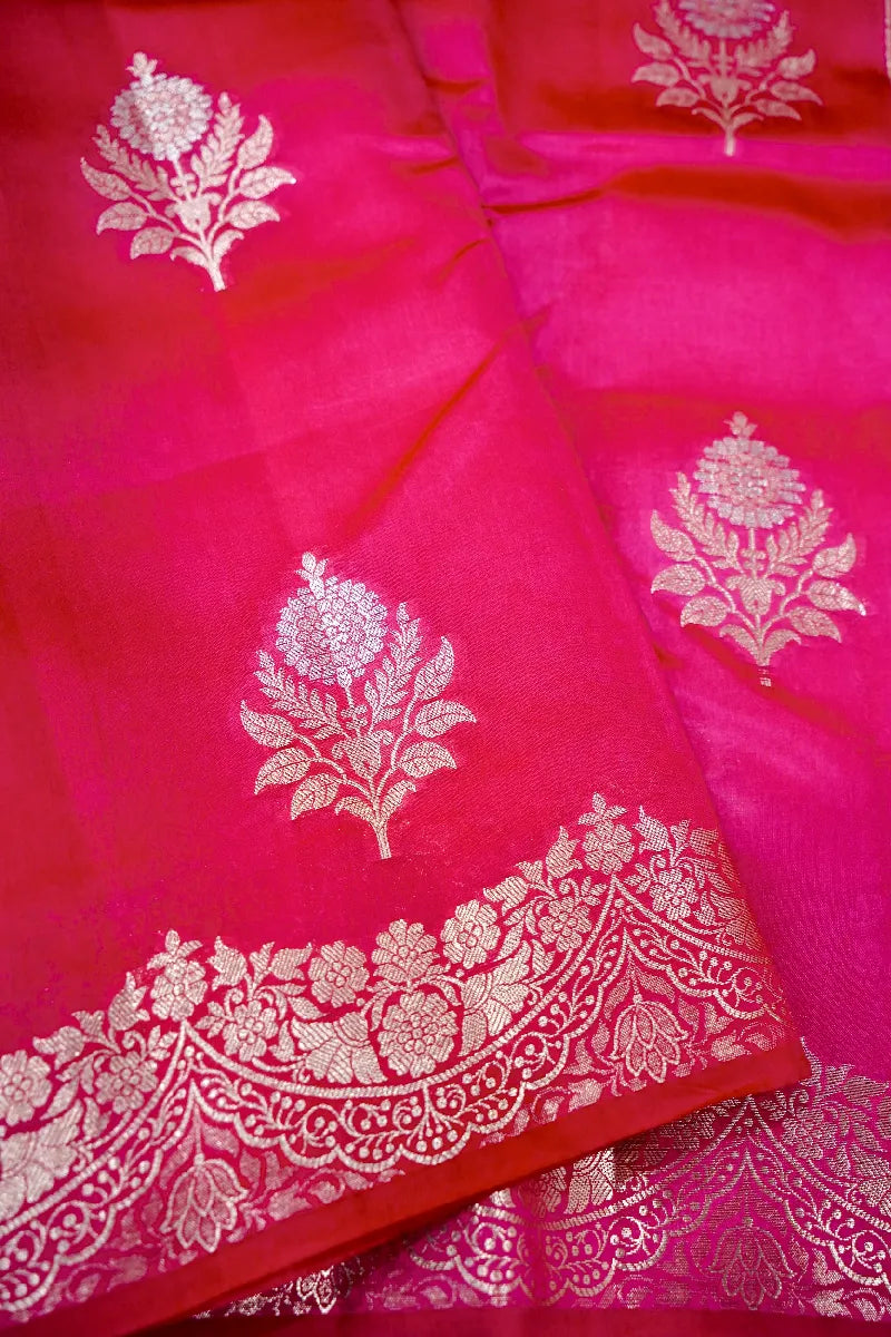PINK COLOR PURE DUPIAN SILK SAREE