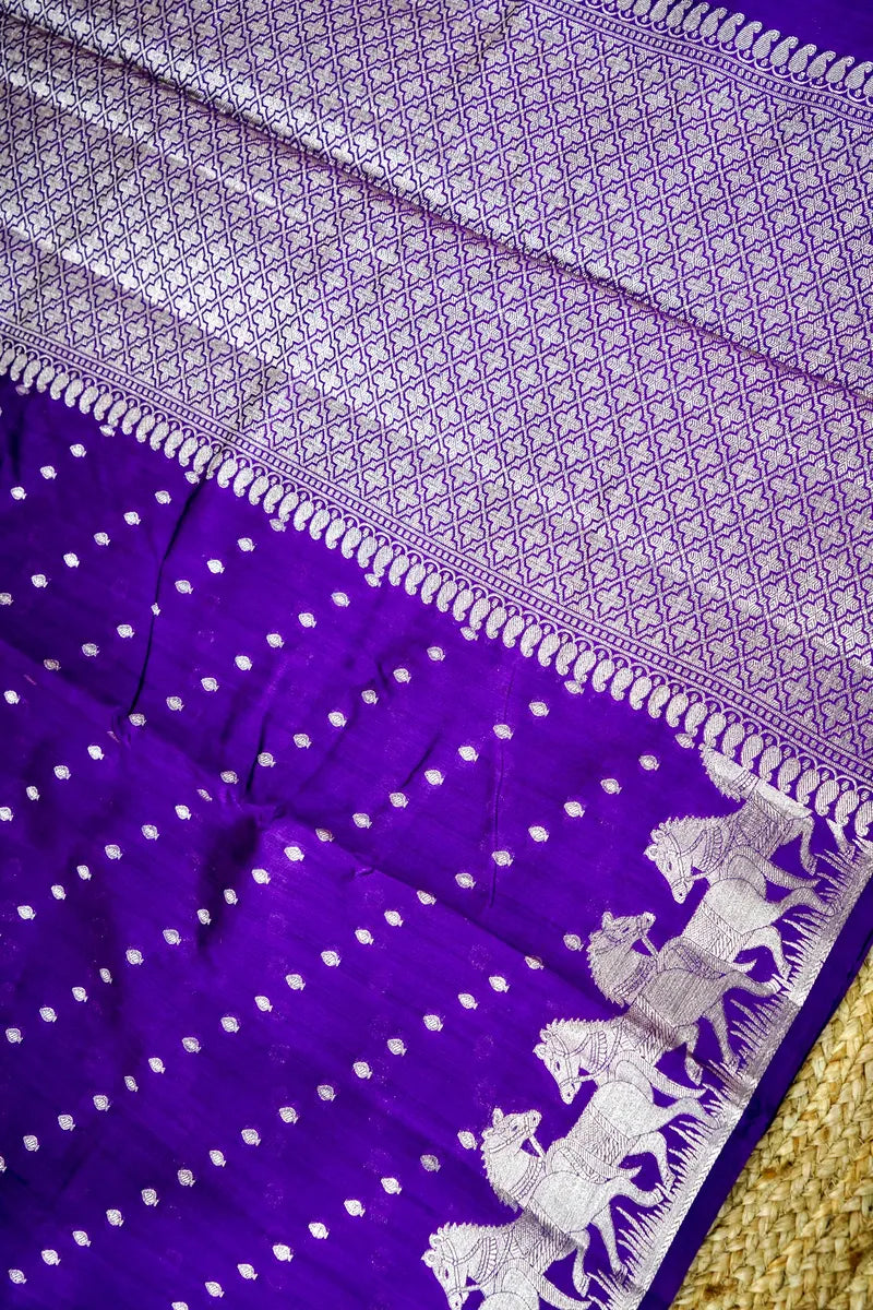 WINE COLOR PURE CHINIYA SILK SAREE