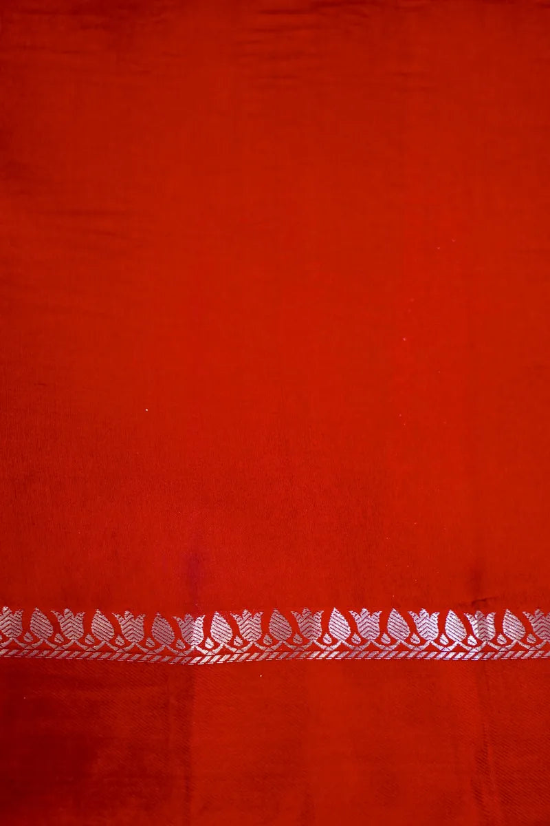 YELLOW WITH RED COLOR PURE MANGO SILK SAREE